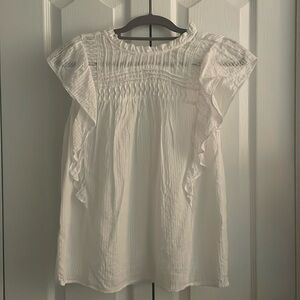 Loft white blouse